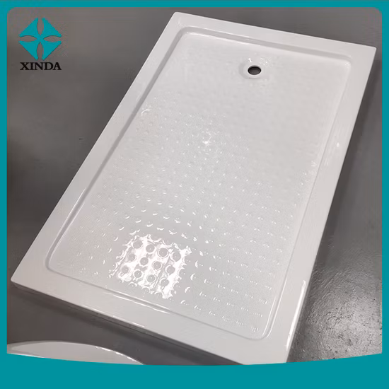 Base de ducha de un solo umbral, plato de ducha barato OEM / ODM de acrílico, productos de baño